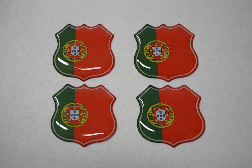 3D Portugal gel vlag stickers UV-bestendig, Verzamelen, Verzenden, Nieuw, Overige typen