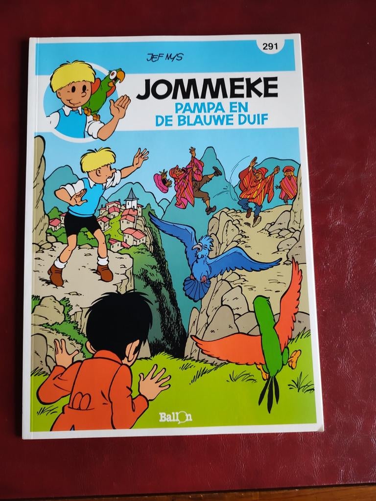 Jommeke, Pampa en de blauwe duif. 291, Une BD, Enlèvement, Neuf, Jef Nys