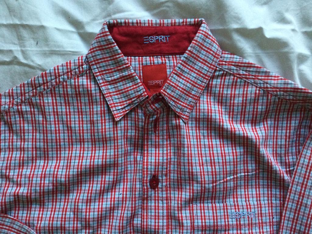 Chemise à carreaux Esprit taille 128-143, Enfants & Bébés, Enlèvement ou Envoi, Comme neuf, Esprit, Chemise ou Chemisier