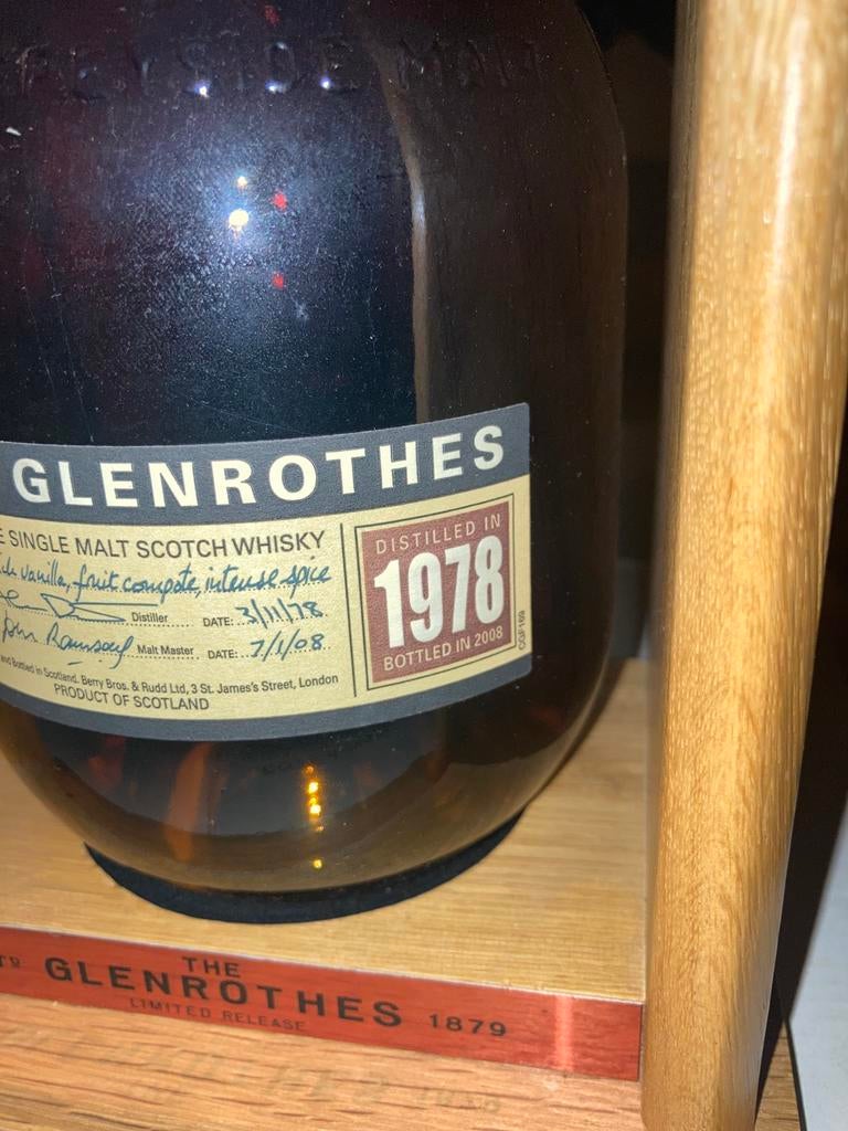 Glenrothes 1978, Ophalen of Verzenden, Zo goed als nieuw, Vol