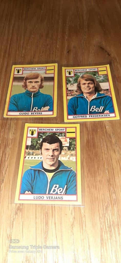 Panini football Belgium 75 origineel, Verzamelen, Verzenden, Gebruikt