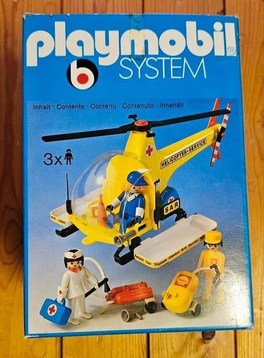 Playmobil Reddingshelikoper volledig en in zeer goede staat, Kinderen en Baby's, Speelgoed | Playmobil, Ophalen, Zo goed als nieuw