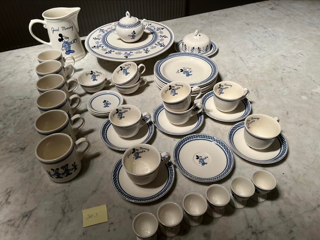 Boch Donaldson Disney servies - set 6 personen (set 3), Ophalen
