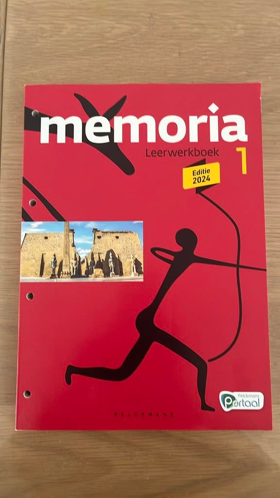 Memoria 1 Leerwerkboek (editie 2024) (incl. Pelckmans Portaa, Boeken, Schoolboeken, Ophalen, Nederlands