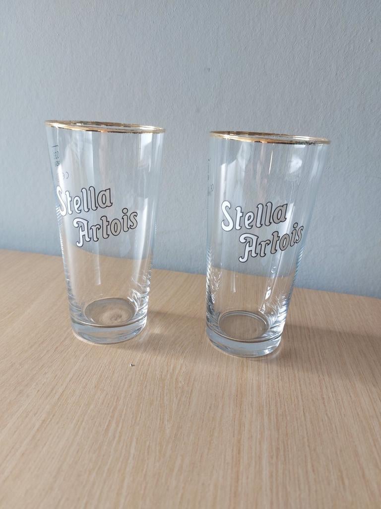 Stella artois boerkens glazen, Verzamelen, Ophalen of Verzenden, Zo goed als nieuw, Glas of Glazen, Stella Artois