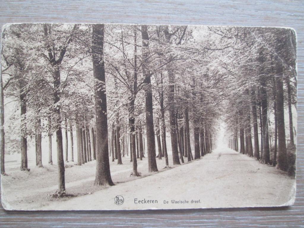 oude postkaart Ekeren, Verzenden
