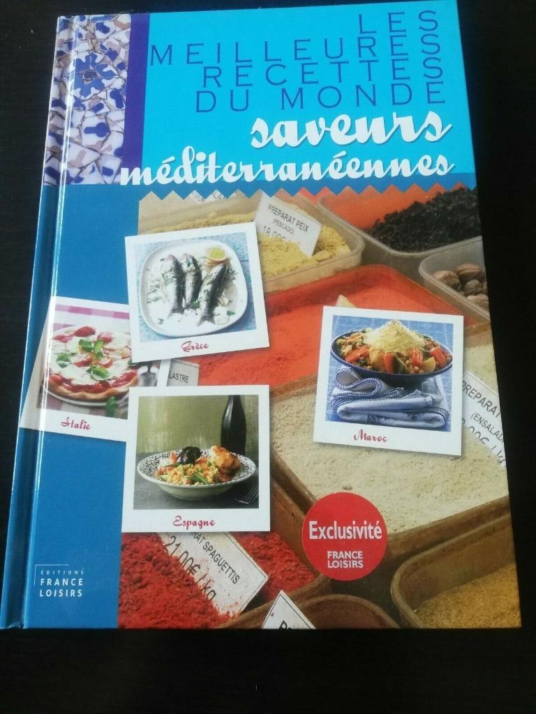 gratuit livre recette France loisirs saveurs méditerranéenne, Enlèvement ou Envoi, Comme neuf, France