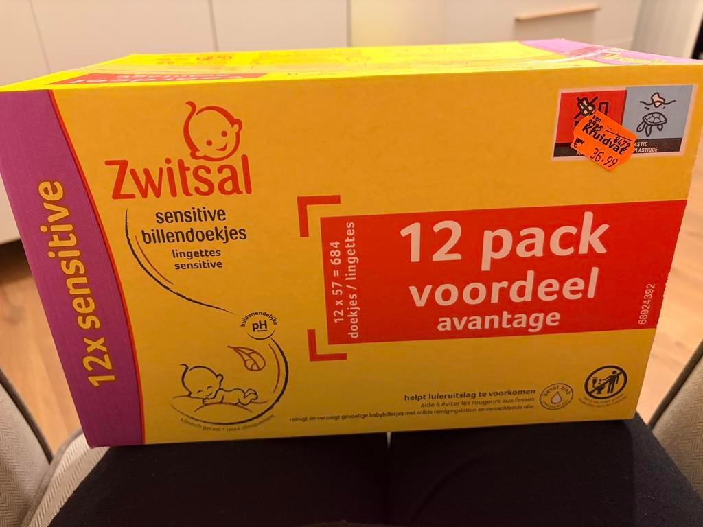 Zwitsal billendoekjes 19 packs, Kinderen en Baby's, Ophalen, Nieuw, Overige typen