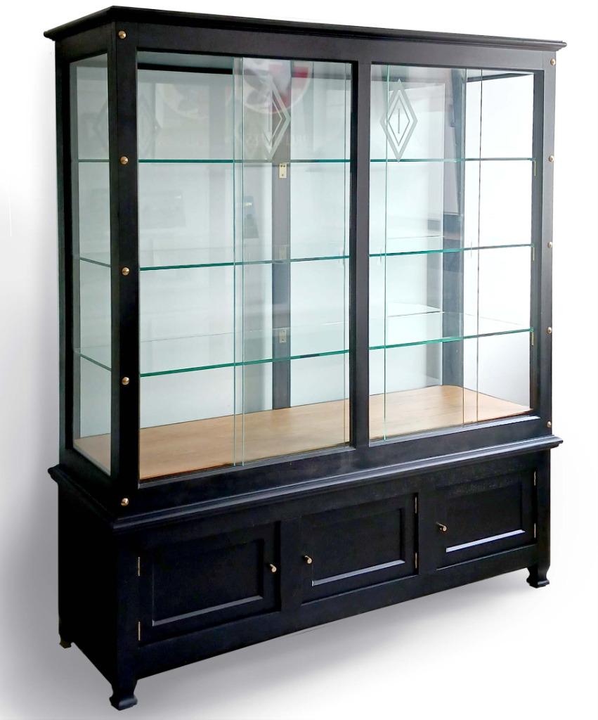 vitrinekast jaren 50, Ophalen, 100 tot 150 cm, 150 tot 200 cm, 50 tot 75 cm