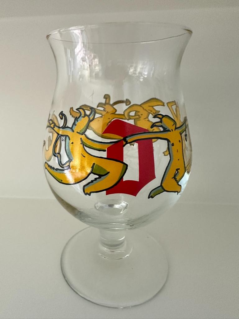DUVEL glas THE 6 HOP DEVILS - Nieuw en ongebruikt!, Verzamelen, Ophalen of Verzenden, Nieuw, Bierglas