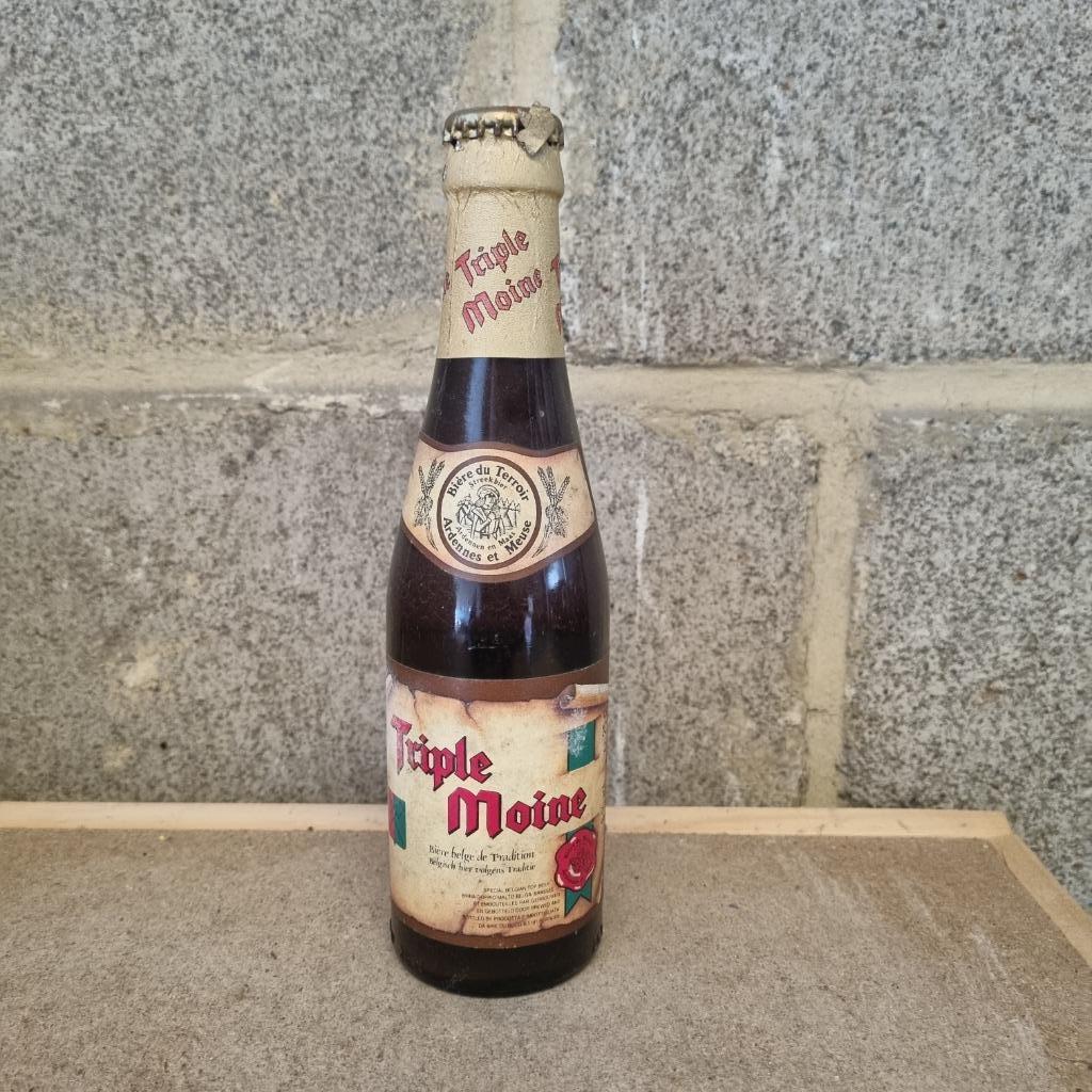 Bouteille de bière Triple Moine (modèle 1), Ophalen of Verzenden, Gebruikt, Flesje(s), Overige merken