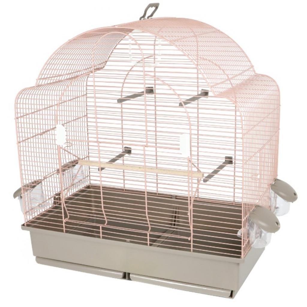 Cage à oiseaux Voltrega 653 Salmon-Mocca, Animaux & Accessoires, Oiseaux | Cages & Volières, Enlèvement, Neuf, Synthétique, Cage à oiseaux