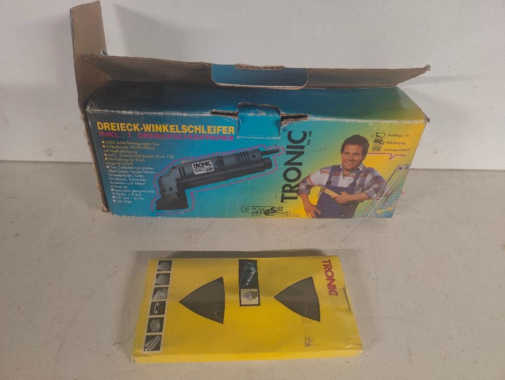 Tronic TOS 180 driehoek schuurmachine, Ophalen of Verzenden, Gebruikt