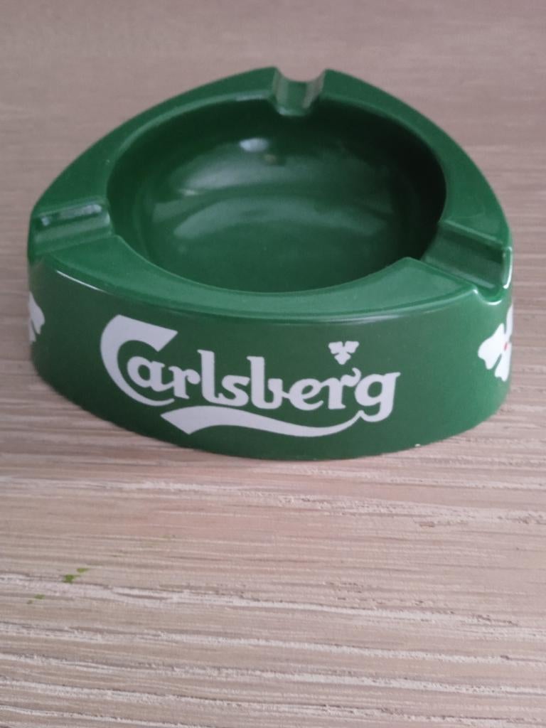 Vintage asbak Carlsberg melamine, Ophalen of Verzenden, Zo goed als nieuw