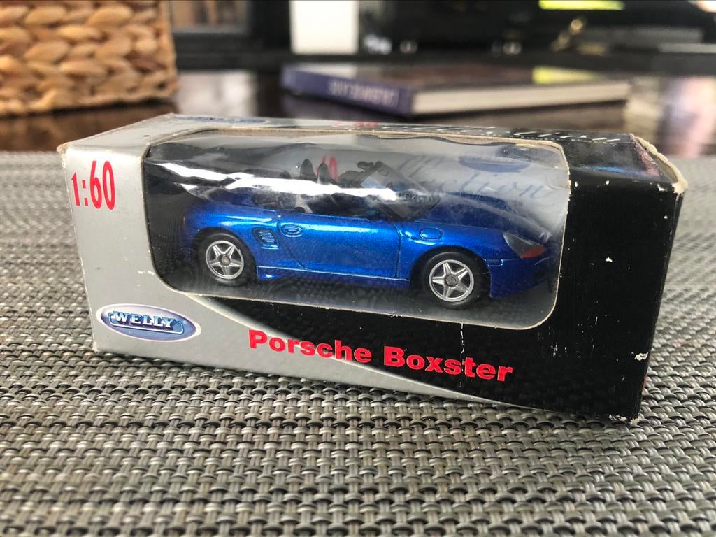 Porsche boxster 1/60 welly, Hobby & Loisirs créatifs, Voitures miniatures | Échelles Autre, Enlèvement, Comme neuf, Voiture