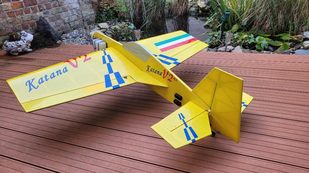 Avion 3D Katana v2 46, Enlèvement, Utilisé