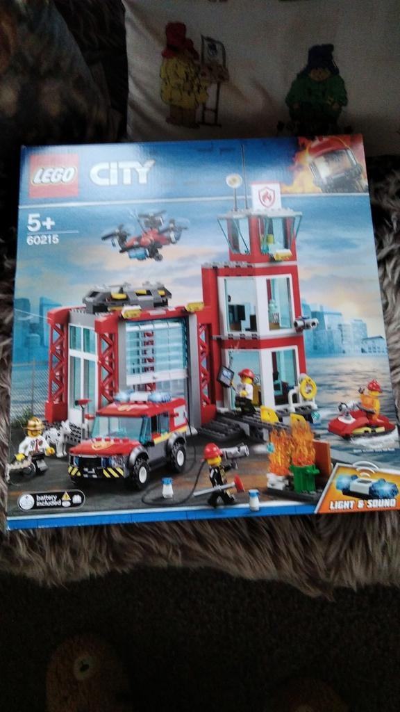Lego City brandweerkazerne 60215, Ophalen of Verzenden, Lego