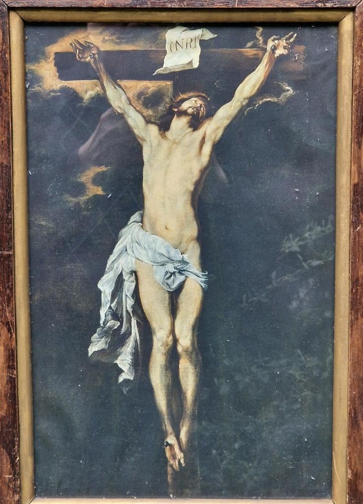 Anthony van Dyck | Crucifixion | vintage kunstdruk, Ophalen