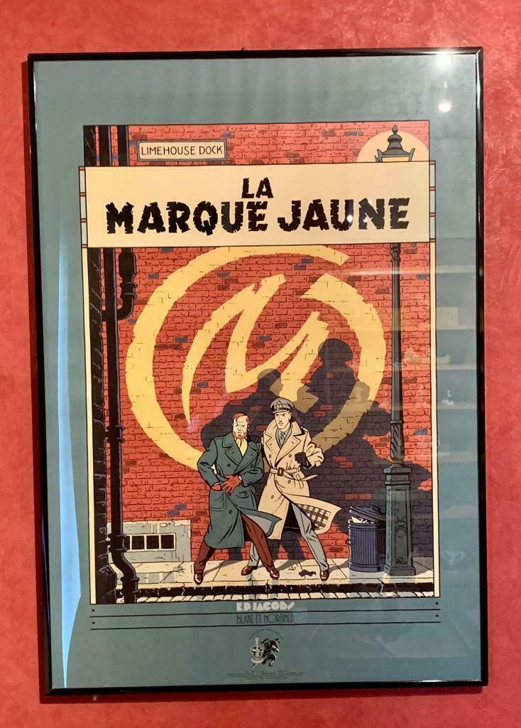 Affiche BD  " Blake & Mortimer", Collections, Personnages de BD, Comme neuf, Image, Affiche ou Autocollant, Autres personnages