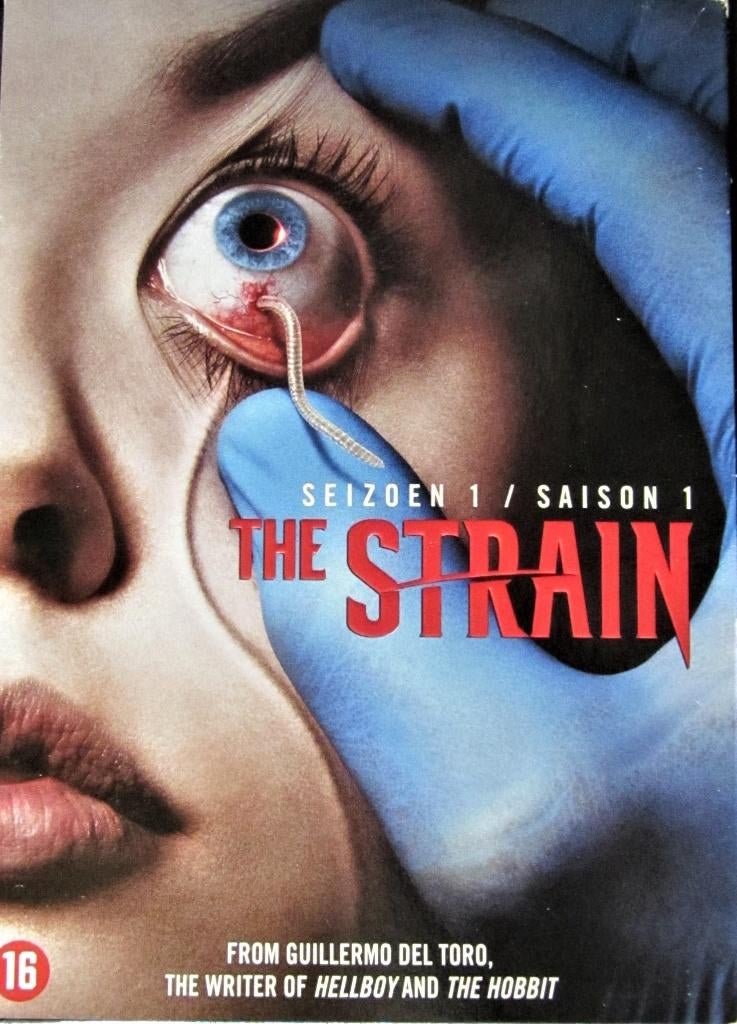 DVD BOX HORROR- THE STRAIN, SEIZOEN 1 (4 DVD'S) ERG ZELDZAAM, Cd's en Dvd's, Alle leeftijden, Boxset, Monsters, Ophalen of Verzenden