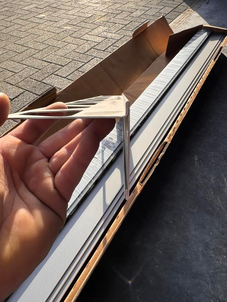 Schlüter Systems profiel 27,5/lm + 5 binnen hoeken, Ophalen, Nieuw