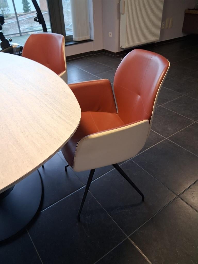 DESIGN 6x kuipstoel Mobitec Mood 95 (M0712), Design, Synthétique, Enlèvement, Blanc
