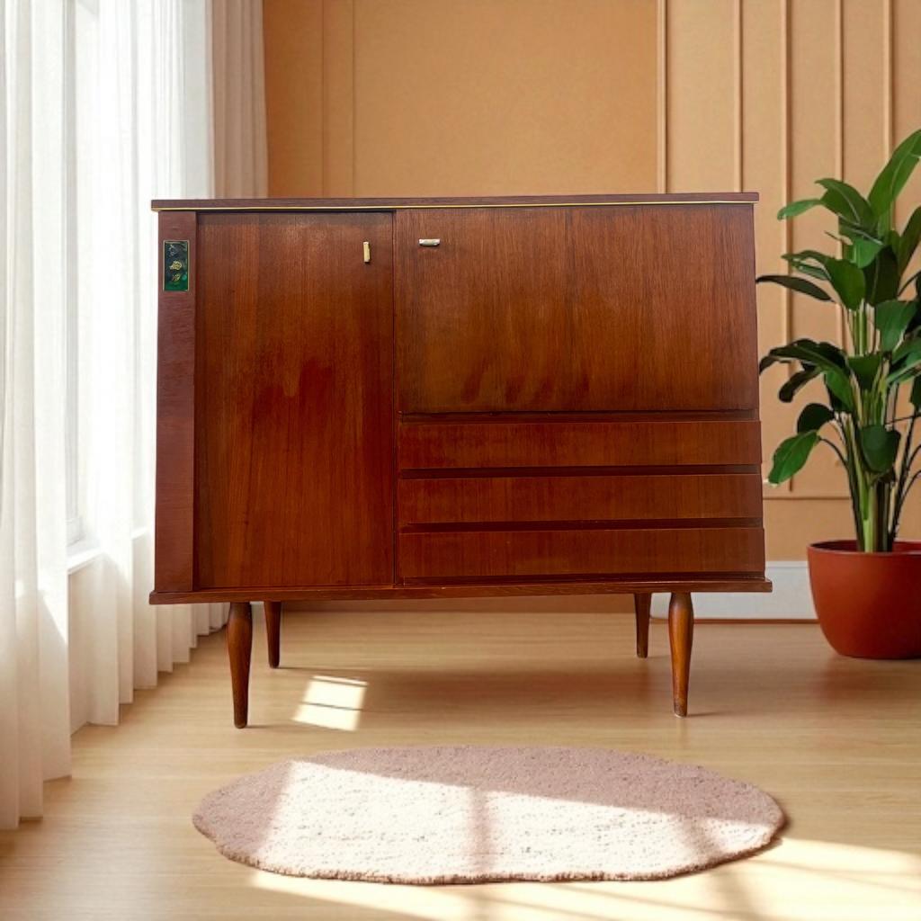 Armoire/armoire de bar vintage en bois, Enlèvement ou Envoi, Armoire