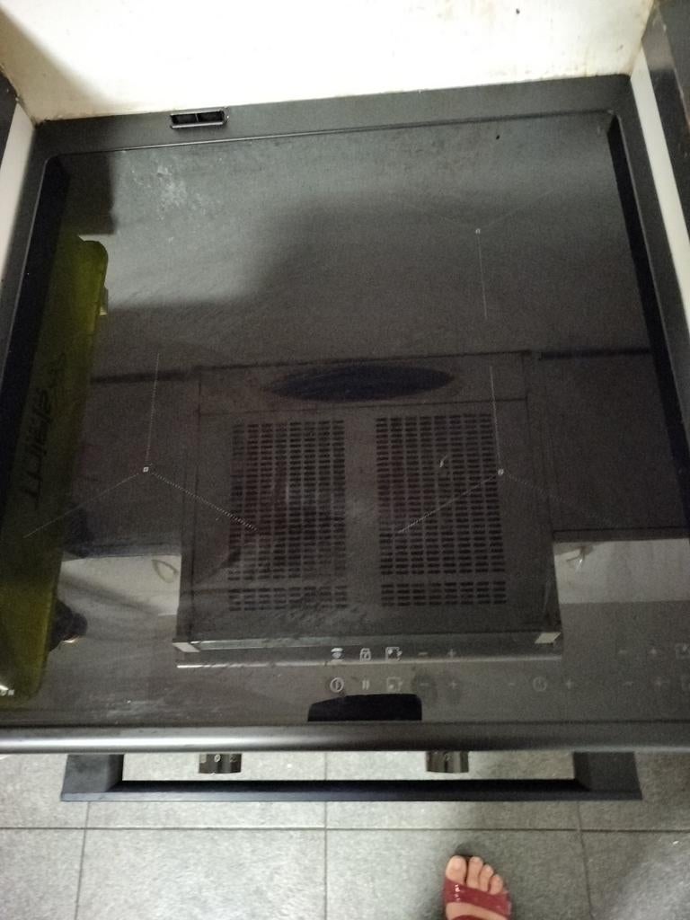 Infuctie fornuis AEG ,60cm,zwart ( nog garantie op)., Ophalen, Oven