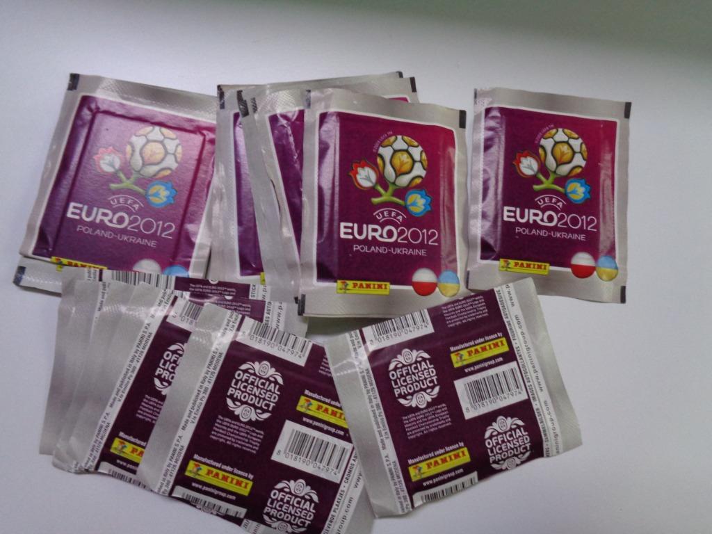 PANINI voetbal STICKERS EURO 2012  sealed  ZAKJES, Ophalen of Verzenden