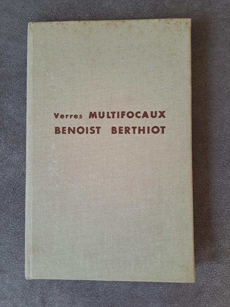 Verres multifocaux Benoist Berthot, Enlèvement ou Envoi, Utilisé, Ets. Benoist Berthiot