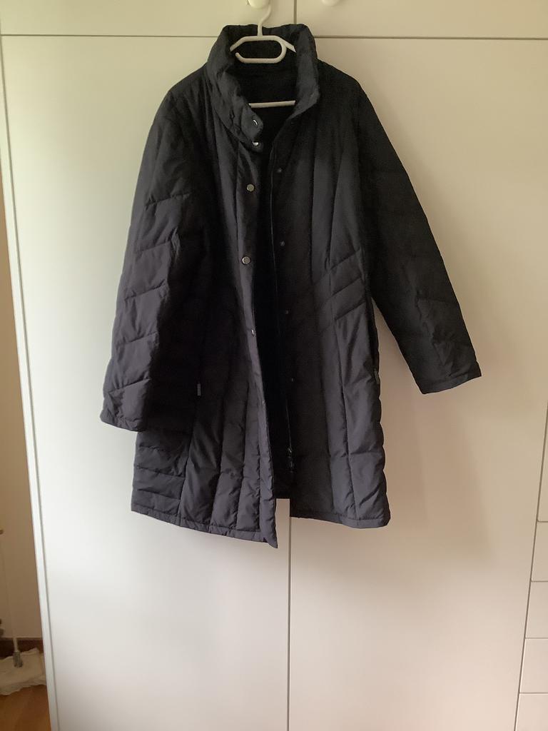 Donsjas, Ophalen, Zo goed als nieuw, Maat 42/44 (L), Zwart