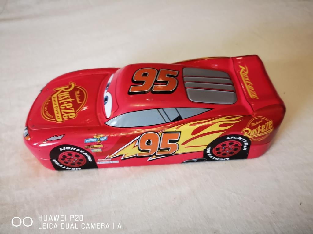 BOÎTE EN TÔLE 'CARS 3' DISNEY PIXAR, Enlèvement ou Envoi, Utilisé