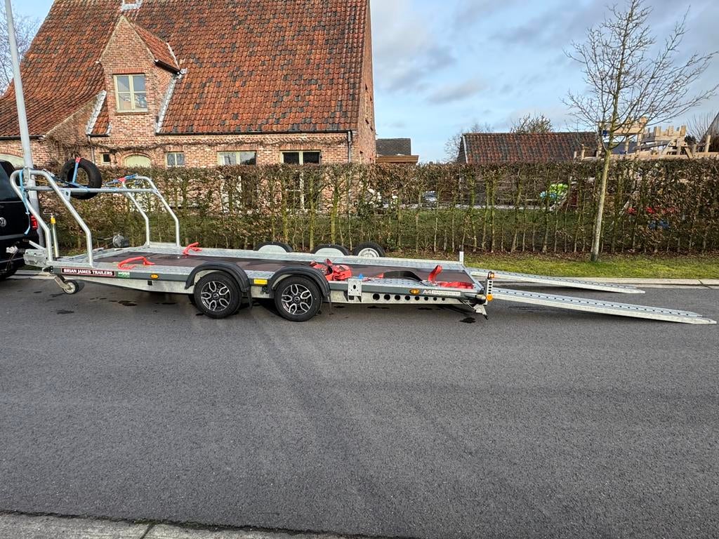 Brian James Autotransporter 500x200 trackday full option BTW, Ophalen, Zo goed als nieuw