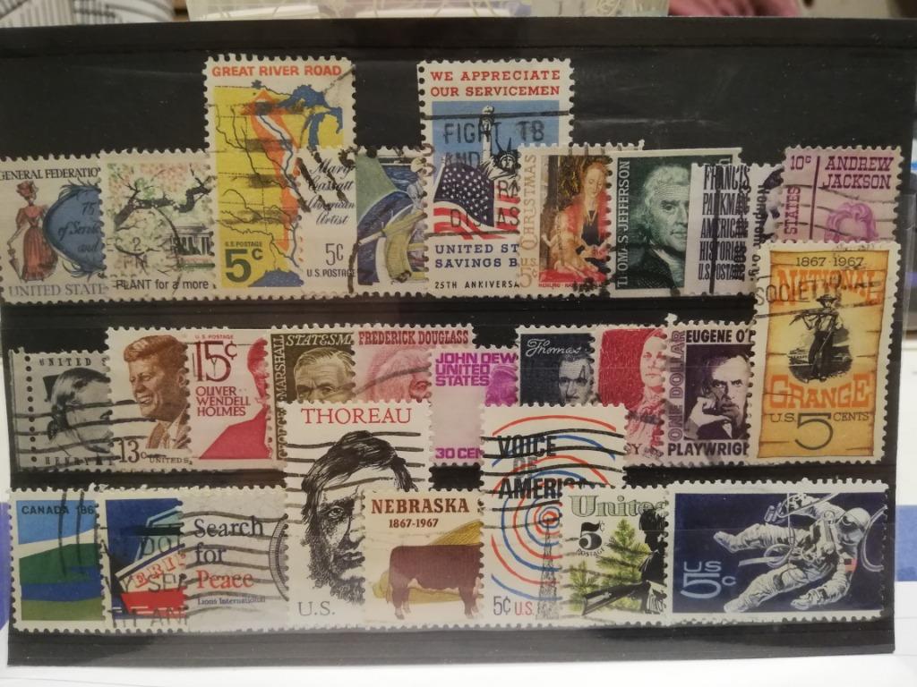 lot de timbres U.S.A oblitérés, Timbres & Monnaies, Enlèvement ou Envoi, Affranchi
