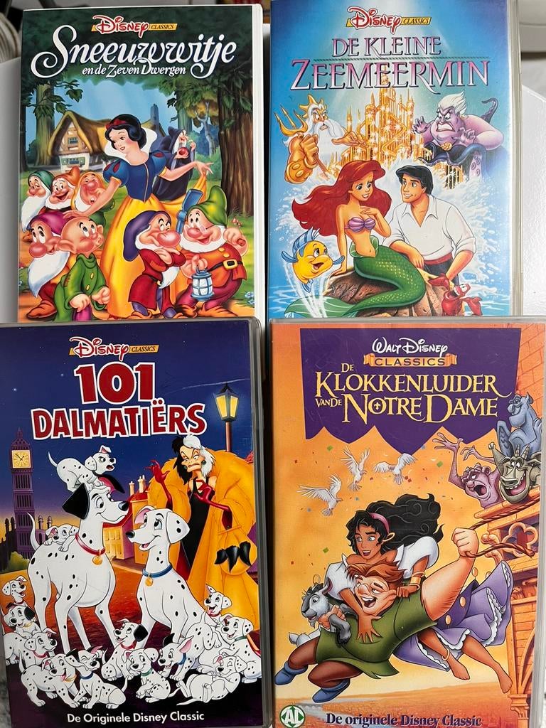 VHS videobanden, Ophalen, Gebruikt, Tekenfilm, Vanaf 6 jaar