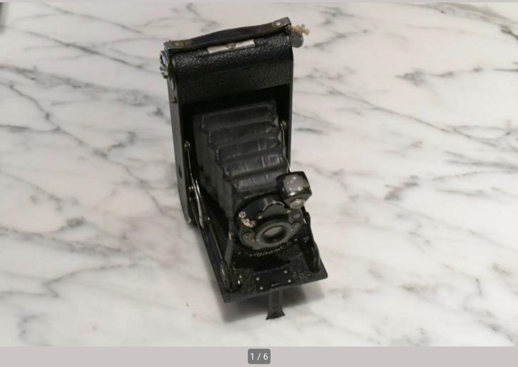 Voigtländer Bessa Voigtar 7.7 voor 6X9 film, Verzamelen, Foto-apparatuur en Filmapparatuur, Ophalen of Verzenden, Voor 1940, Fototoestel