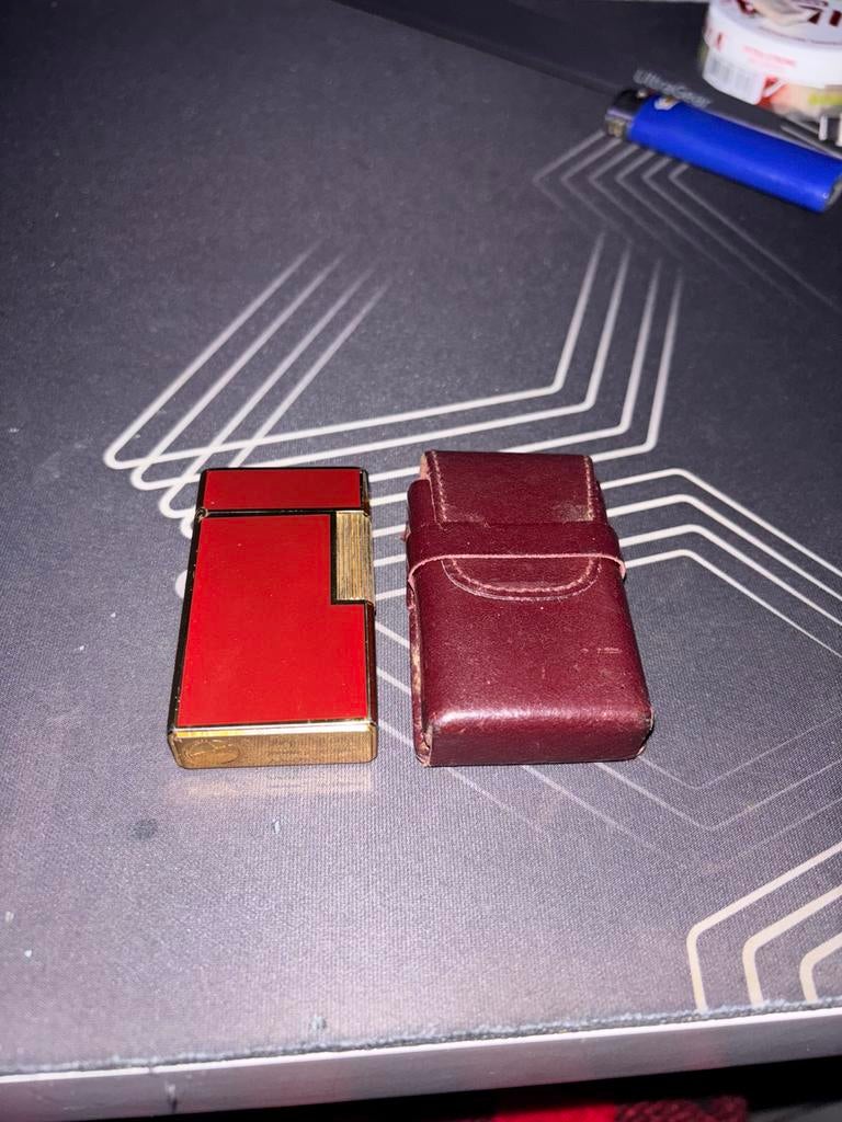 Dupont aansteker, Handtassen en Accessoires, Manchetknopen, Ophalen, Gebruikt, Goud