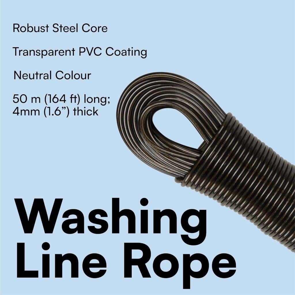 Corde à linge | Corde | Étendoir | LIVRAISON GRATUITE, Jardin & Terrasse, Sèche-linge & Lave-linge, Neuf, -, -, Autres types