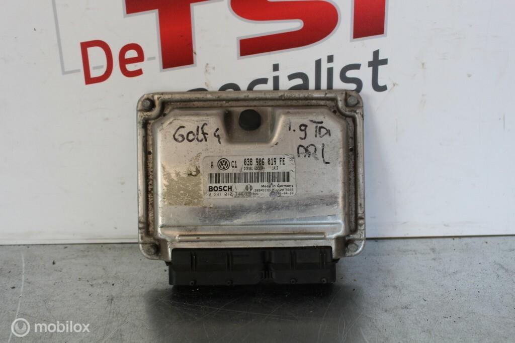 Computer motormanagement ​​​​VW Golf IV ('97-'04)​ 1.9TDI, Autos : Pièces & Accessoires, Électronique & Câbles, Volkswagen, Utilisé