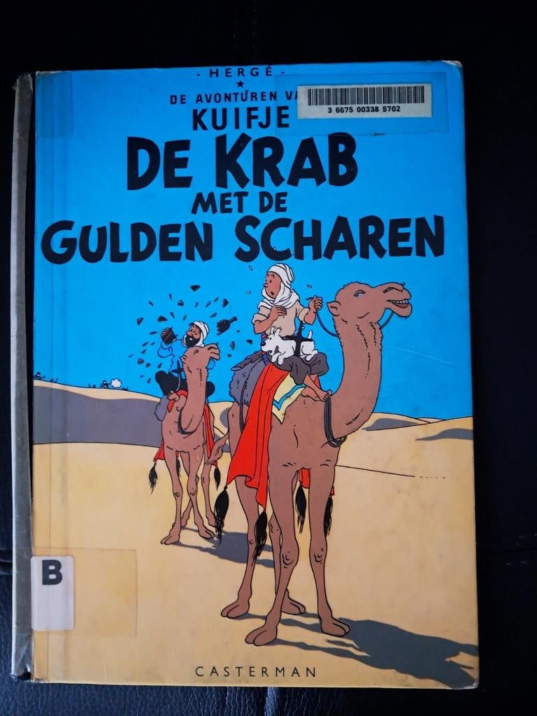 Hergé - 8 de krab met de gulden scharen HC KUIFJE, Boeken, Ophalen of Verzenden, Gelezen, Hergé