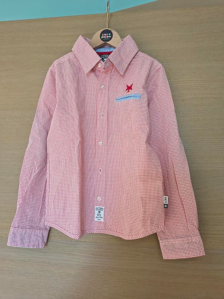 Nieuwe hemden maat 128, Kinderen en Baby's, Ophalen of Verzenden, Zo goed als nieuw, Jongen, Overhemd of Blouse
