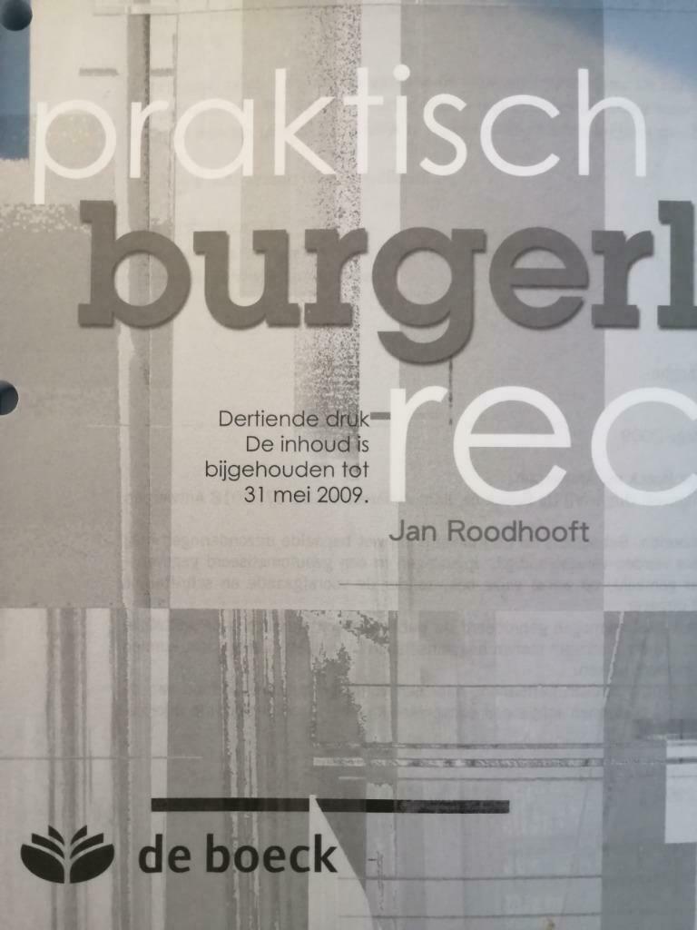 cursus PRAKTISCH BURGERLIJK RECHT, Boeken, Ophalen of Verzenden, Zo goed als nieuw