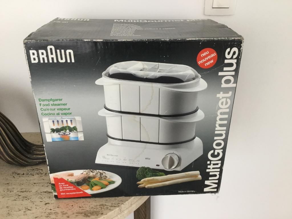 BRAUN Multi Gourmet Plus stoomkoker eierkoker, Ophalen of Verzenden, Zo goed als nieuw