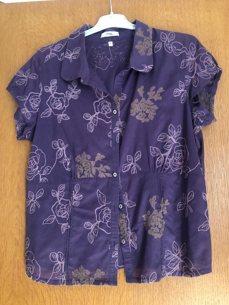 Blouse dames, Axiome woman, Paars, Maat 42/44 (L), Ophalen of Verzenden