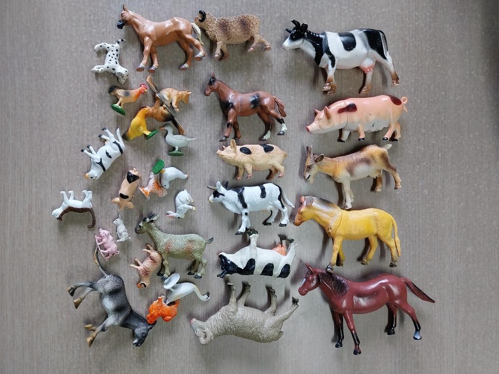 Dieren boerderij +30 st, Verzamelen, Ophalen, Zo goed als nieuw