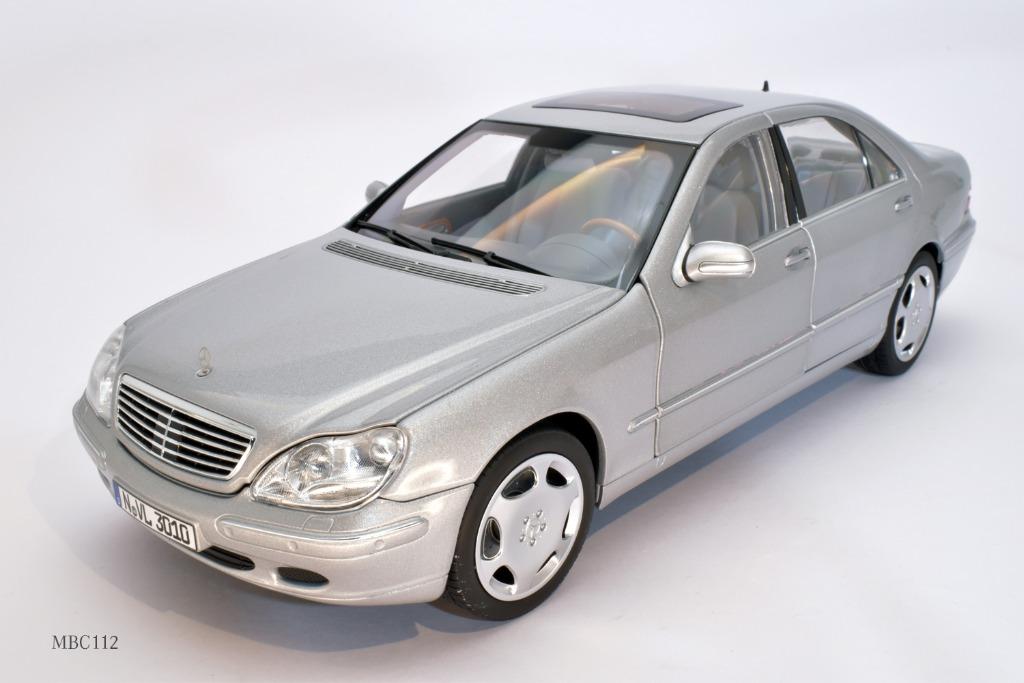 1/18 Mercedes S 600 L - Zilver - Norev, Ophalen of Verzenden, Zo goed als nieuw, Auto, Norev