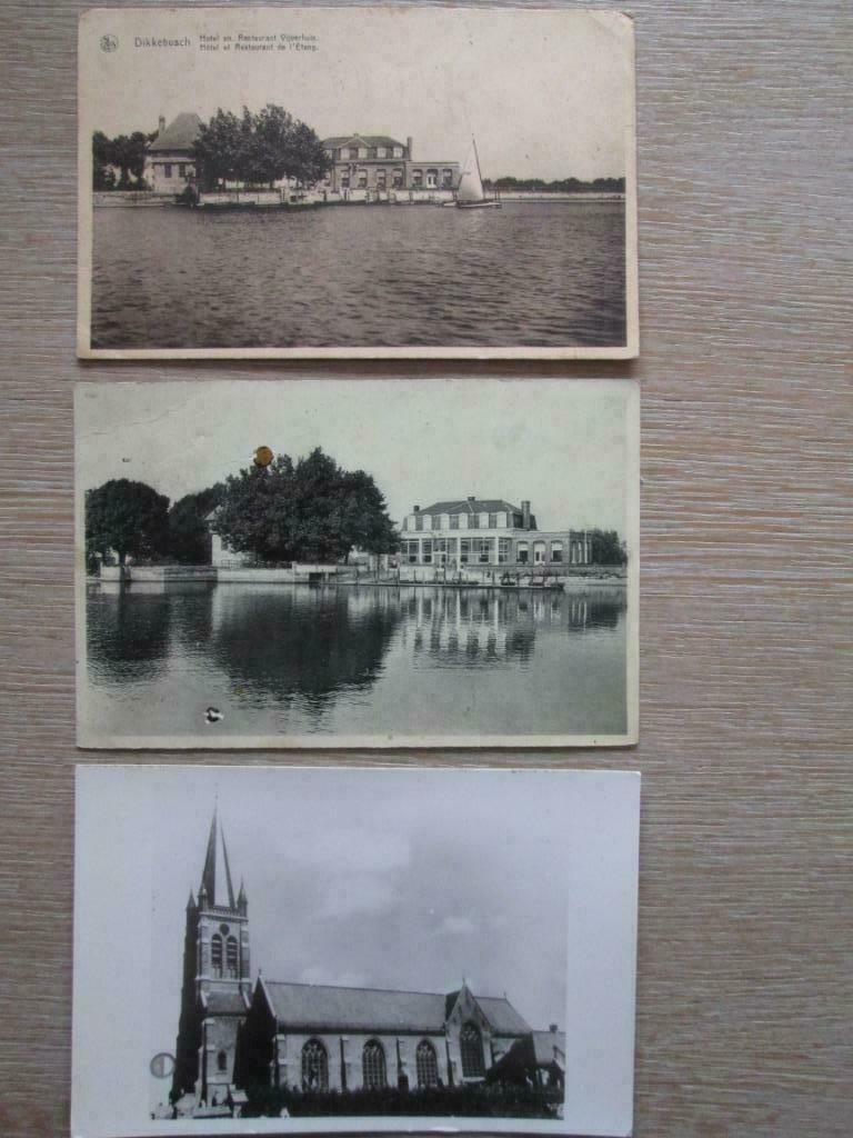 3 oude postkaarten van Dikkebus, Verzenden