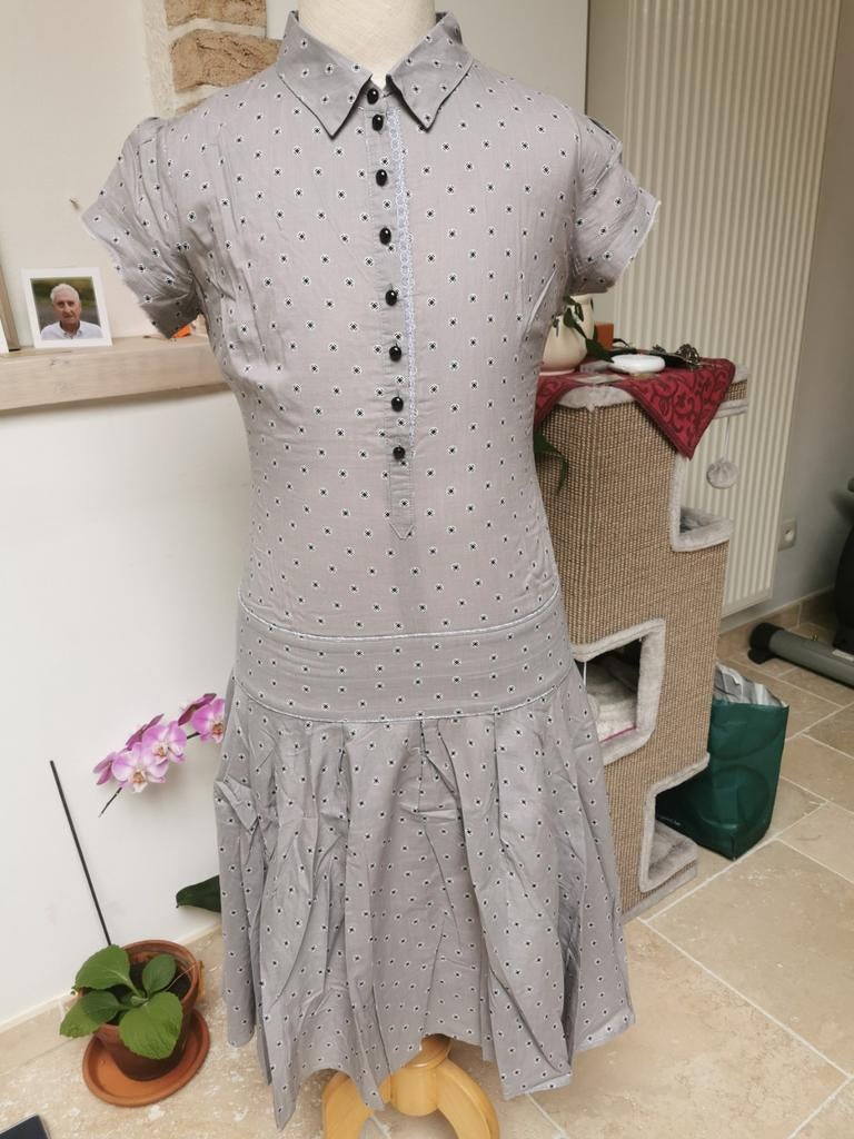 Belle robe en coton de la marque One step, Enlèvement ou Envoi, Comme neuf, Taille 42/44 (L)