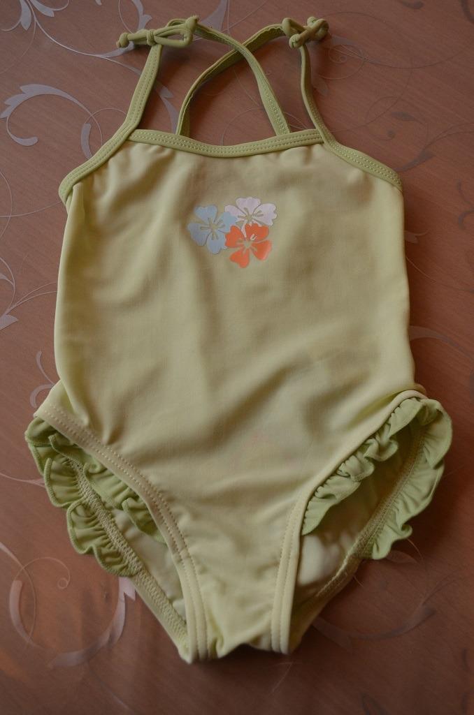 Baby basic bout'chou Badpak met bloempjes groen 9 maand, Kinderen en Baby's, Babykleding | Baby-zwemkleding, Bout'chou, Meisje