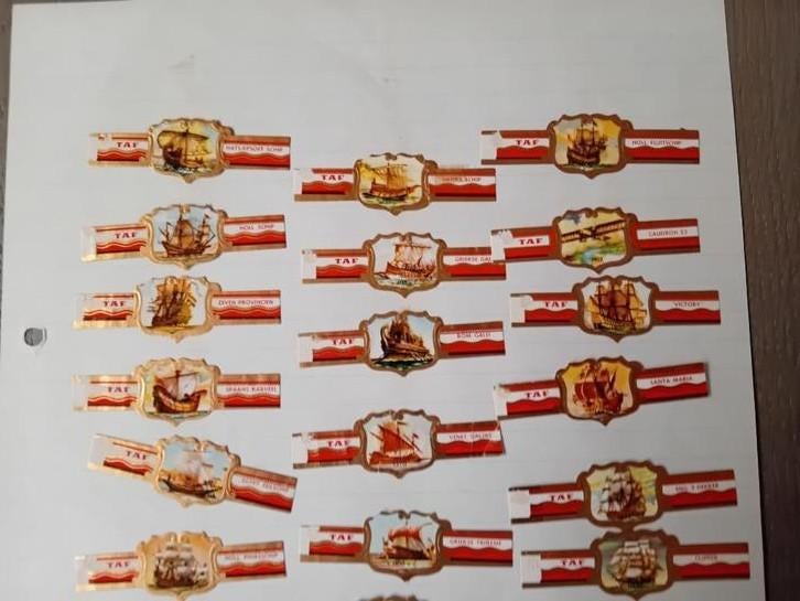 Sigarenbandjes lot 952, Verzamelen, Ophalen of Verzenden, Zo goed als nieuw, Sigarenbandjes